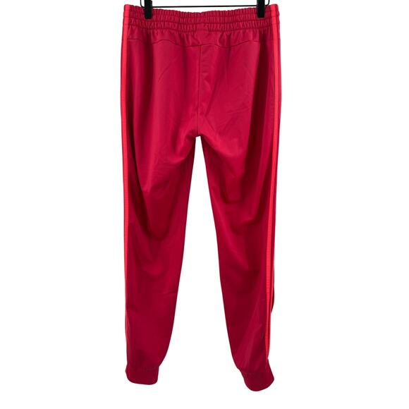 Adidas Essentials Jogger Large Track Pant Pull On Power Pink Three Tricot Stripe - Picture 13 of 13